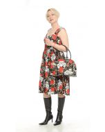 Rockabella Tasche Skulls and Roses black