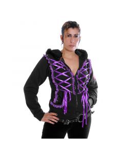 Visual Kay Style Hoodie Purple