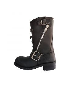 Sendra schwarzer Biker Boot 3920