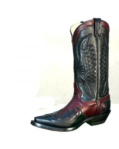 Westernstiefel in black-wine Optik