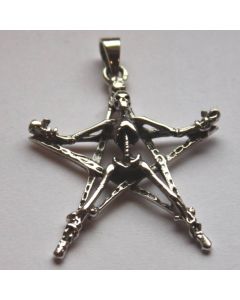 Pentagramm Sterlingsilber