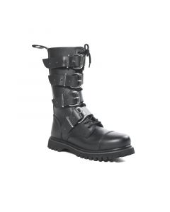 14 loch Ranger Boots mit Stahlkappe und vier Schnallen big