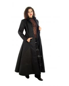 Langer Damen Baumwollmantel Style No 402