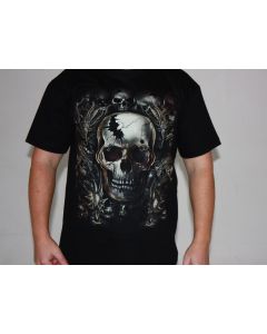 Damen Shirt mit Totenkopf - Camo-Skull, Damen Shirts & Tops, Spiral  Gothic, Kleidung, Gothic-Shop