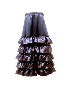 SATIN SKIRT