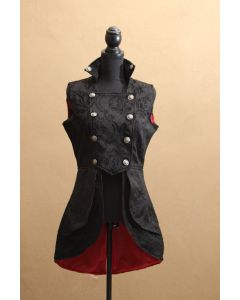 Steampunk Weste Damen brokat